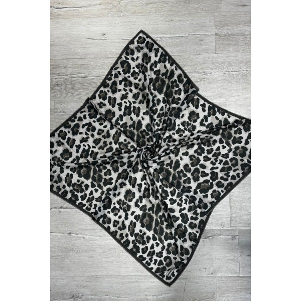 Dijital Soft Leopar Eşarp 01SV